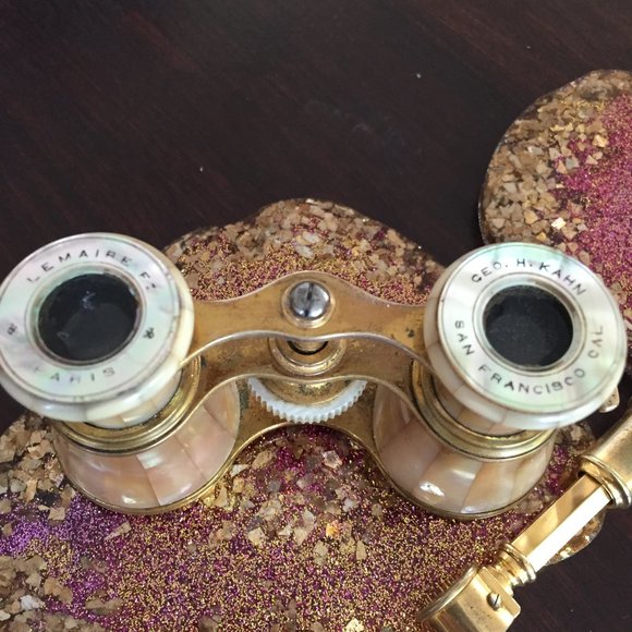 Antique French Lemaire Mother-Of-Pearl Opera Glass - Picture 3 of 9